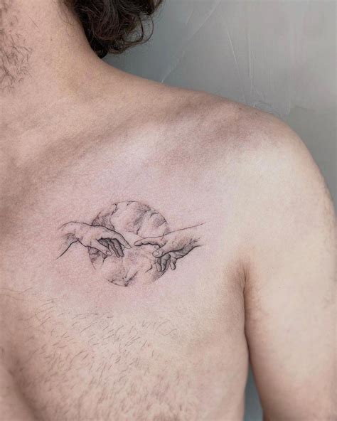 tatuajes pequeos en el pecho hombre|Las mejores 550 ideas de Tatuajes hombre pecho